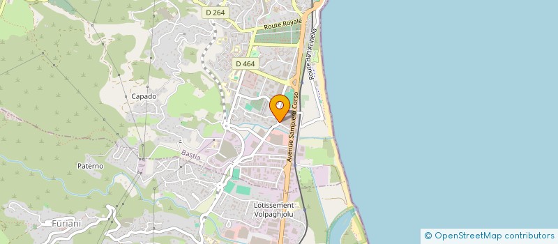 localisation de l'entreprise C G I (CYRIL GERIN INVEST) à BASTIA