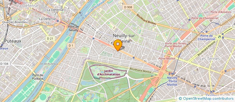 localisation de l'entreprise C G I F P à NEUILLY-SUR-SEINE