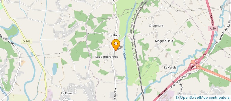 localisation de l'entreprise C&G IMMOBILIER  USSAC