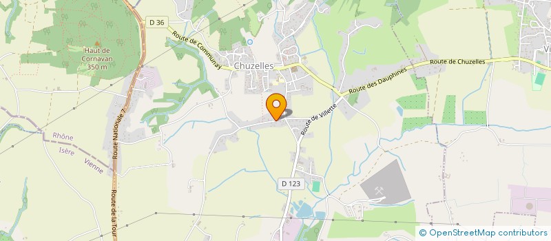 localisation de l'entreprise C & G INVEST  VIENNE