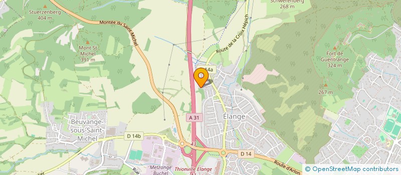 localisation de l'entreprise C & G INVEST  THIONVILLE