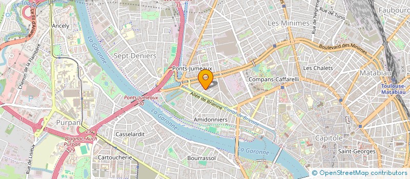 localisation de l'entreprise C.G.INVESTISSEMENT  TOULOUSE