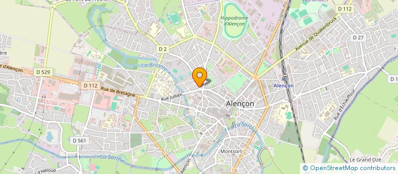 localisation de l'entreprise C.G.J.T. à ALENCON