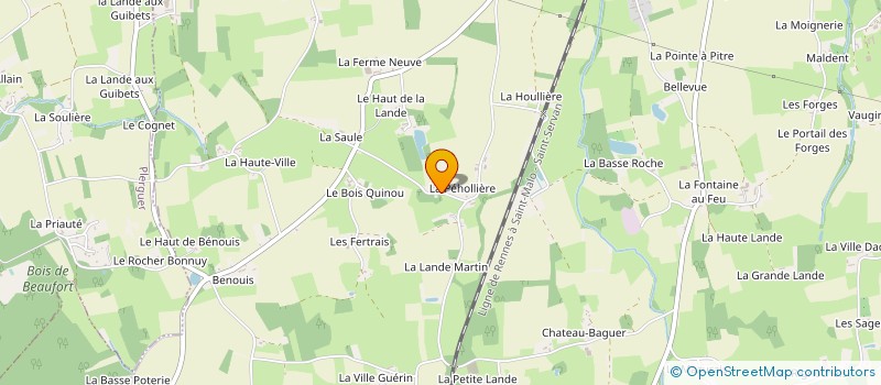 localisation de l'entreprise C.G.L ETANCHEITE  BAGUER-MORVAN