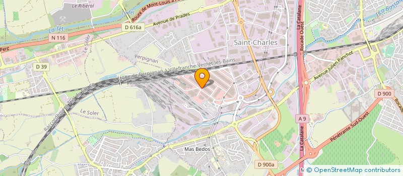 localisation de l'entreprise C.G.L.P  PERPIGNAN