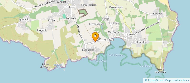 localisation de l'entreprise C.G.L.S. à GROIX