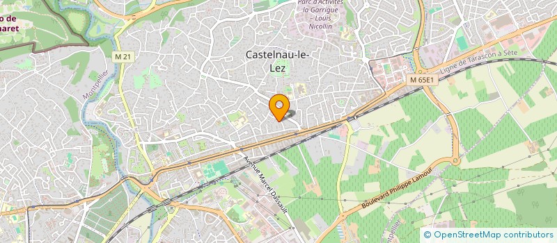 localisation de l'entreprise C.G. LANGUEDOC à CASTELNAU-LE-LEZ
