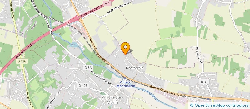 localisation de l'entreprise C.G.M. à CRECY-LA-CHAPELLE