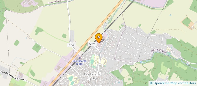 localisation de l'entreprise C.G.M.DISTRIBUTION à LES ESSARTS-LE-ROI