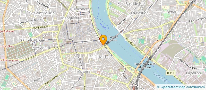 localisation de l'entreprise C G N V  BORDEAUX