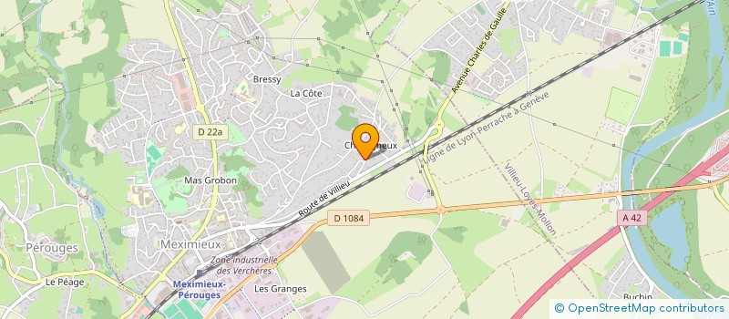 localisation de l'entreprise C G NEGO à MEXIMIEUX