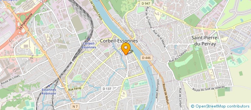 localisation de l'entreprise C G P à CORBEIL-ESSONNES