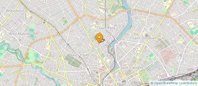 localisation de l'entreprise C.G.P.  NANTES