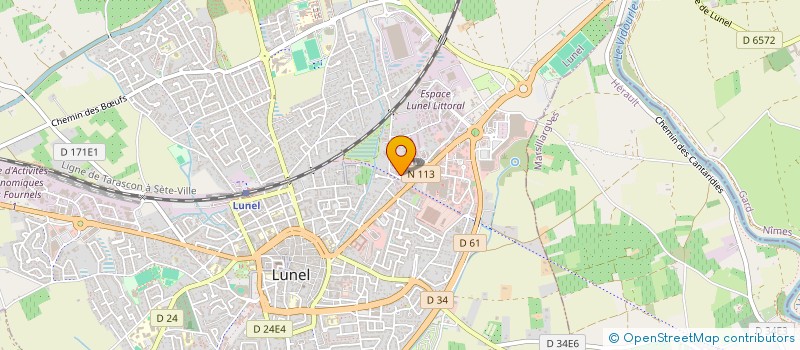 localisation de l'entreprise C G P FINANCE à LUNEL