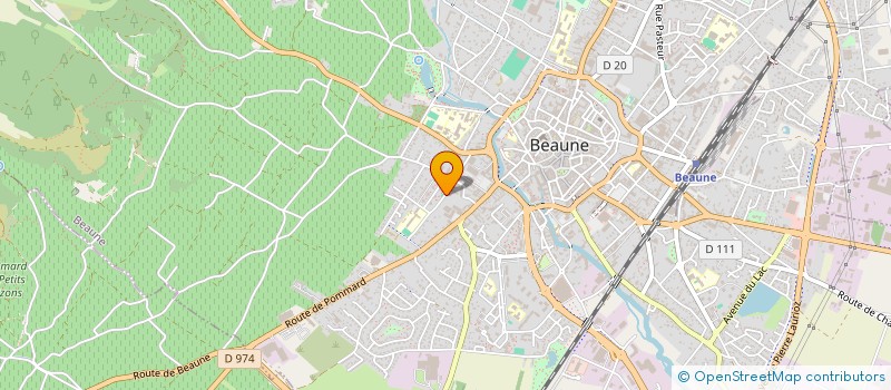 localisation de l'entreprise C.G.P.G à BEAUNE