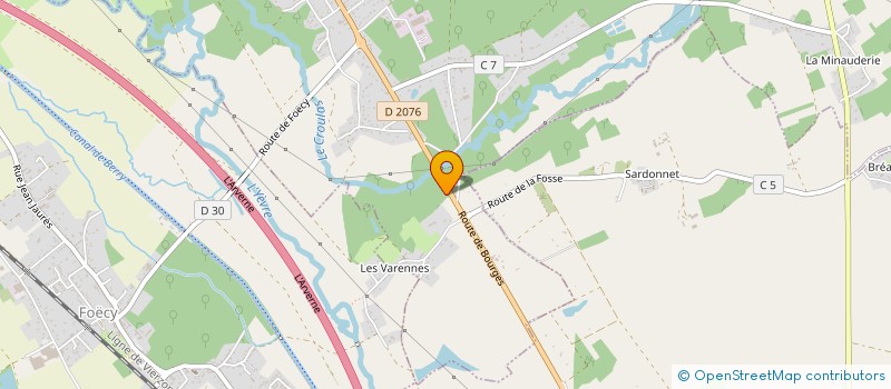 localisation de l'entreprise C.G.P.S  MEHUN-SUR-YEVRE