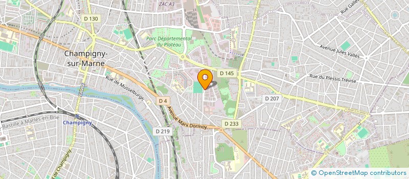 localisation de l'entreprise C&G PARTNERS à CHAMPIGNY-SUR-MARNE