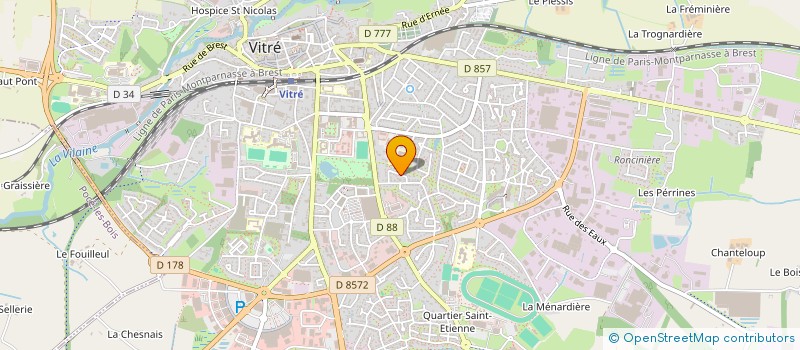 localisation de l'entreprise C-G PATRIMOINE  VITRE