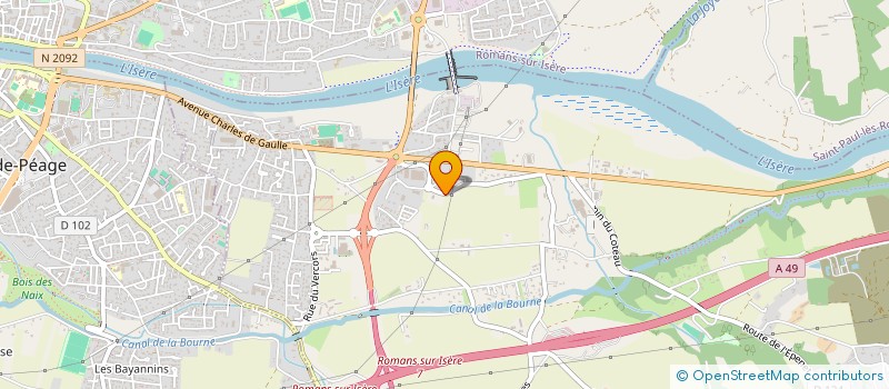 localisation de l'entreprise C-G PETANQUE GOUBETOISE  CHATUZANGE-LE-GOUBET