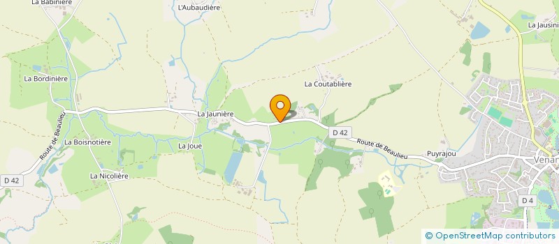 localisation de l'entreprise C.G PISCINES à VENANSAULT