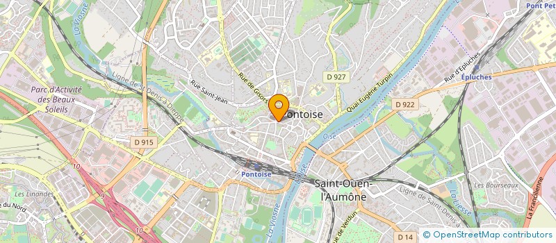 localisation de l'entreprise C G PONTOISE à PONTOISE