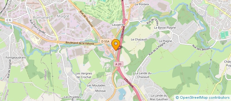 localisation de l'entreprise C.G. PREMIER à FEYTIAT