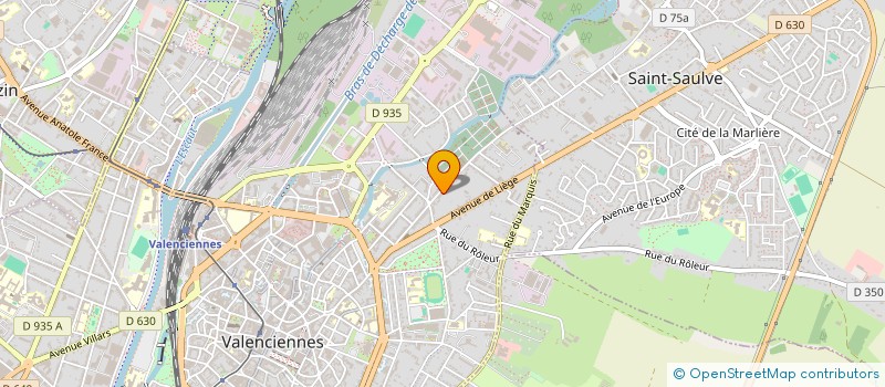 localisation de l'entreprise C & G PUBLICITE à VALENCIENNES