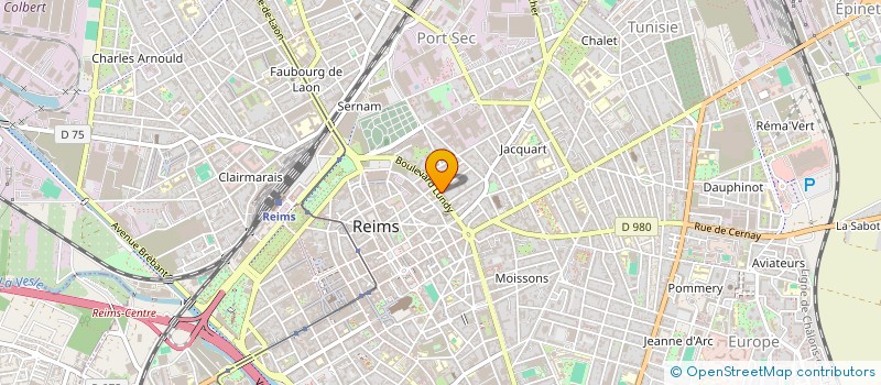 localisation de l'entreprise C.G.R.I. à REIMS