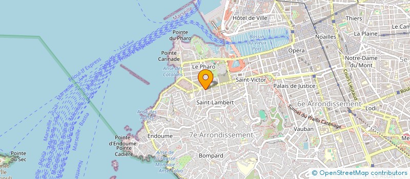 localisation de l'entreprise C.G RENOVA  MARSEILLE