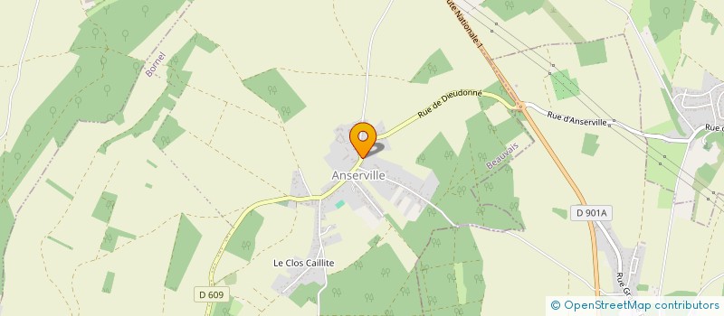 localisation de l'entreprise C.G.S.  PUISEUX-LE-HAUBERGER