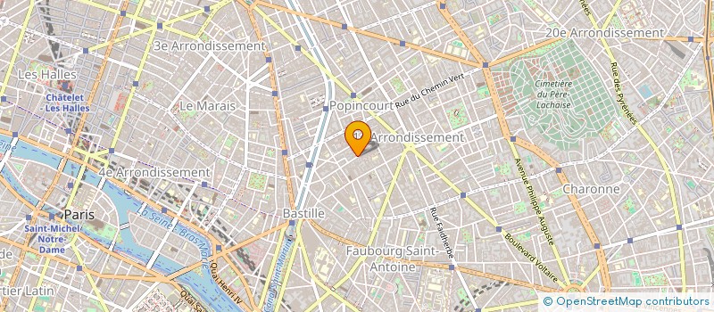 localisation de l'entreprise C G S DIFFUSION  PARIS