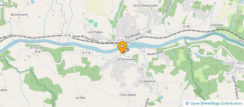 localisation de l'entreprise C.G.S. SERVICES à SAINT-VICTURNIEN