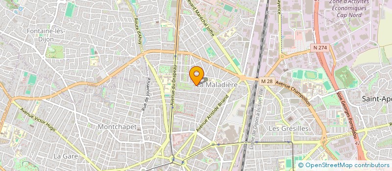 localisation de l'entreprise C G SERVICES  DIJON