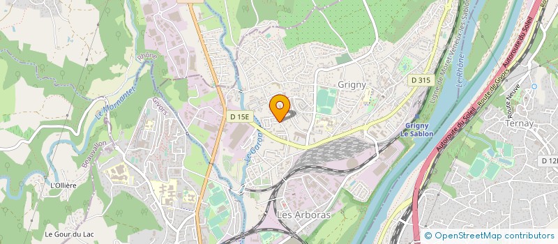 localisation de l'entreprise C G SERVICES à GRIGNY