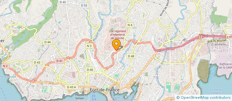 localisation de l'entreprise C G T M-PTT à FORT-DE-FRANCE
