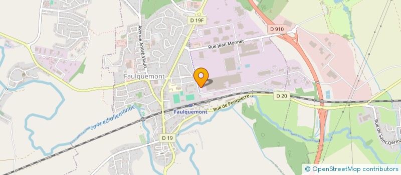 localisation de l'entreprise C.G.T. VIESSMANN FAULQUEMONT  FAULQUEMONT