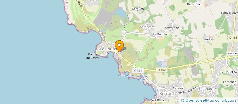 localisation de l'entreprise C. GENACHTE à PLOEMEUR