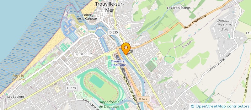 localisation de l'entreprise C GESTION FORMATION à TROUVILLE-SUR-MER