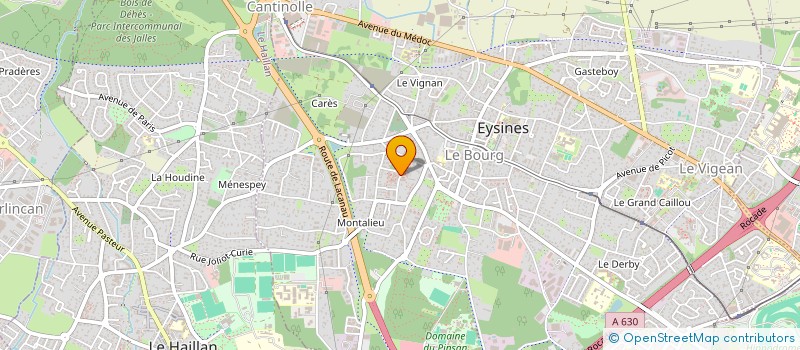 localisation de l'entreprise C GIROND'AIDE à EYSINES