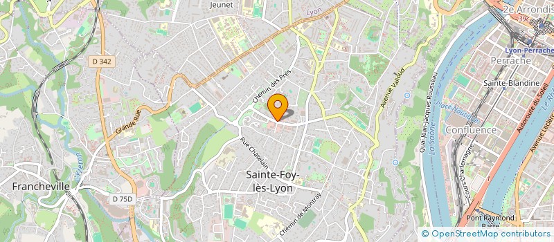 localisation de l'entreprise C'GOOD à SAINTE-FOY-LES-LYON