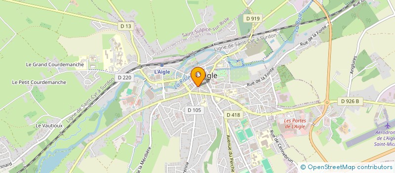 localisation de l'entreprise C. GOUEDARD à L'AIGLE