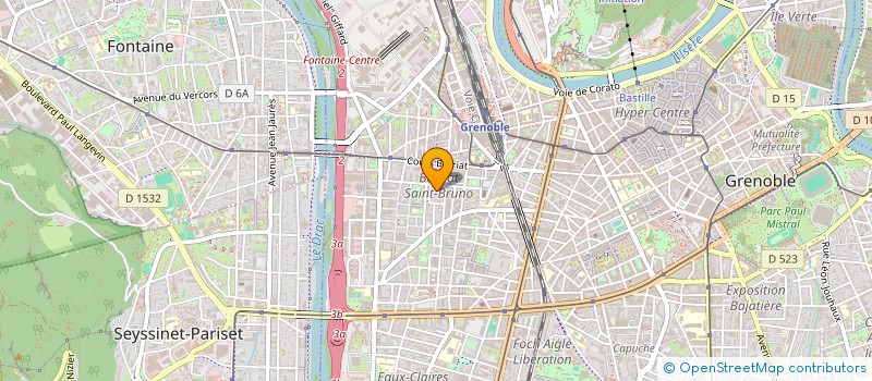 localisation de l'entreprise C GUILLAUME à GRENOBLE