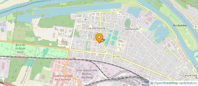 localisation de l'entreprise C. GUVEN COUVERTURE CHARPENTE  MANTES-LA-JOLIE