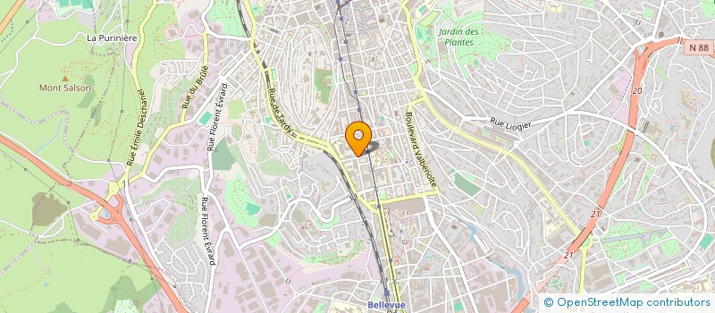 localisation de l'entreprise C.H.  SAINT-ETIENNE