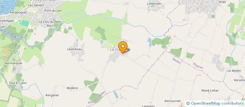 localisation de l'entreprise C & H  PLOUGOUMELEN