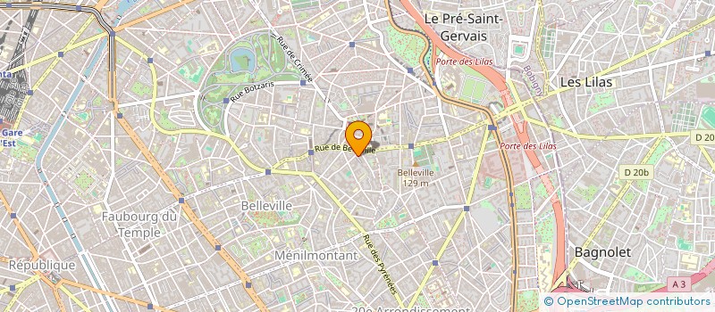 localisation de l'entreprise C.H.A  PARIS