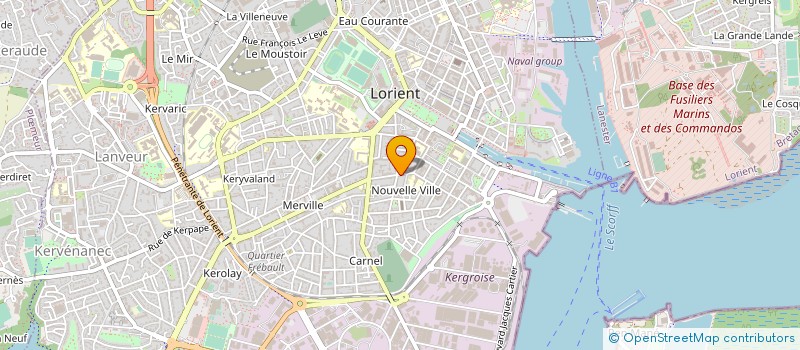 localisation de l'entreprise C H A F  LORIENT