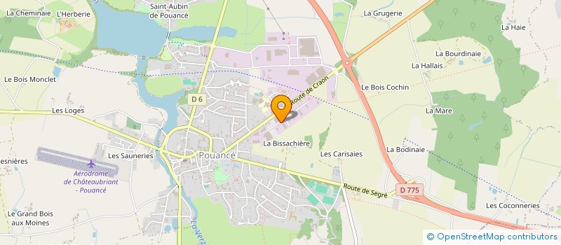 localisation de l'entreprise C.H.A HOLDING BATIMENT à OMBREE D'ANJOU