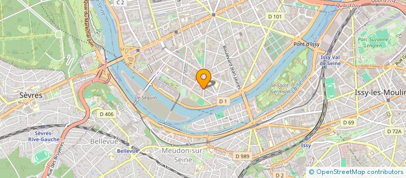 localisation de l'entreprise C.H.C CHALLENGE HOCKEY CLUB BOULOGNE-BILLANCOURT à BOULOGNE-BILLANCOURT