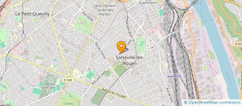 localisation de l'entreprise C H CONCEPT à SOTTEVILLE-LES-ROUEN